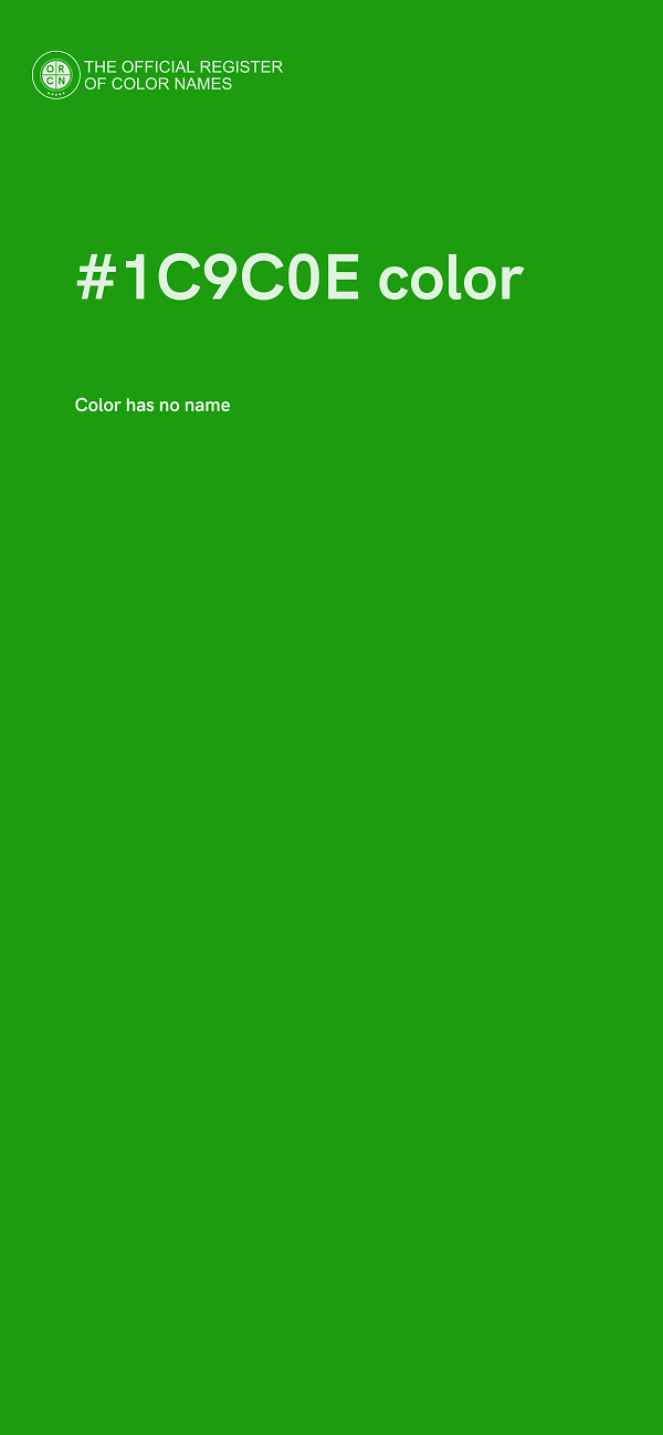 #1C9C0E color image