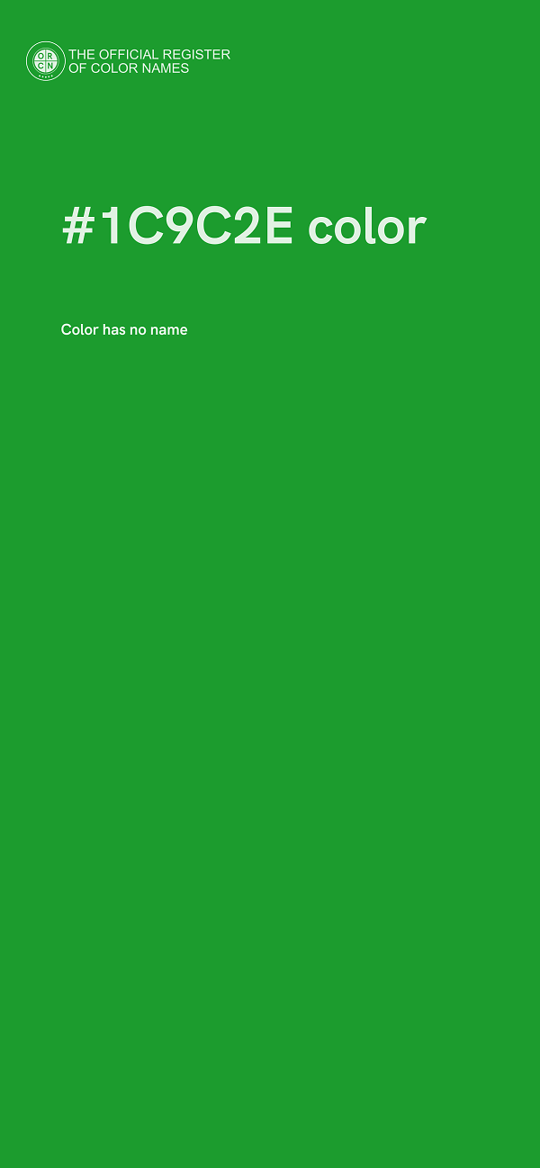 #1C9C2E color image
