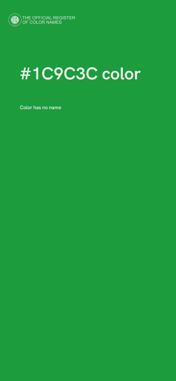 #1C9C3C color image