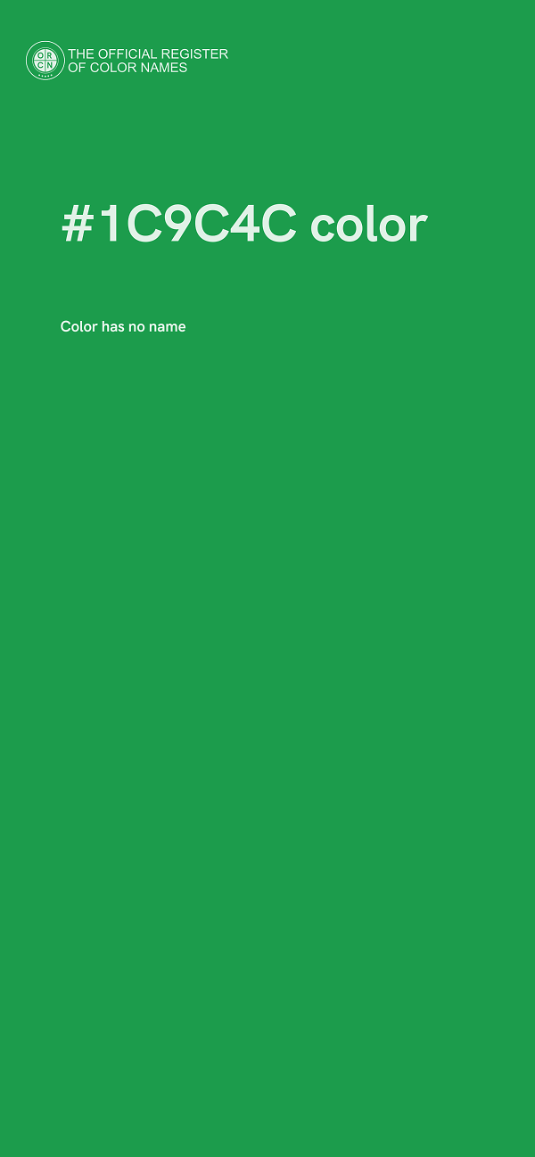 #1C9C4C color image
