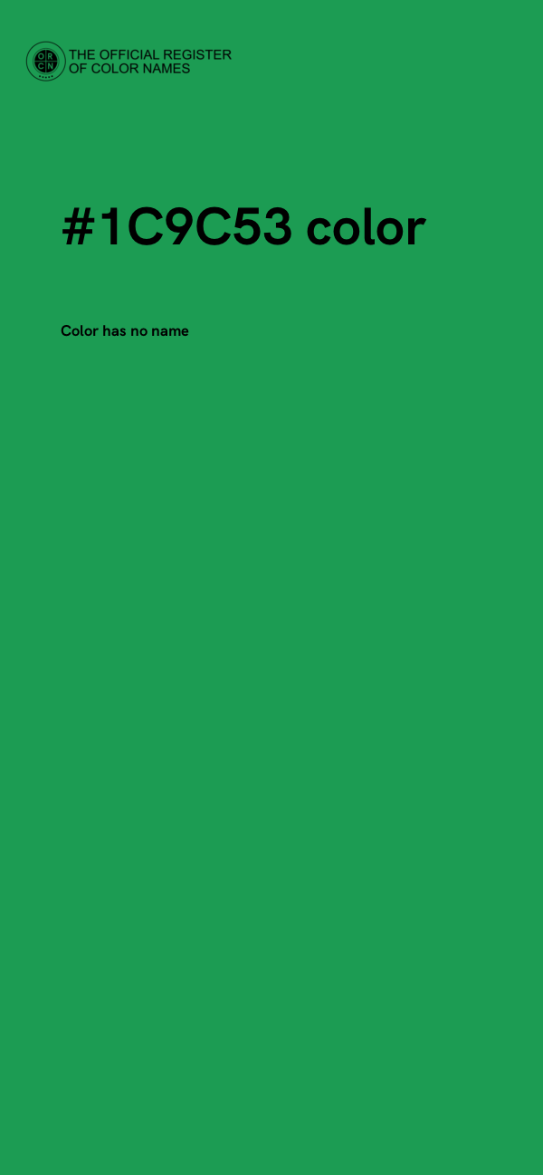 #1C9C53 color image