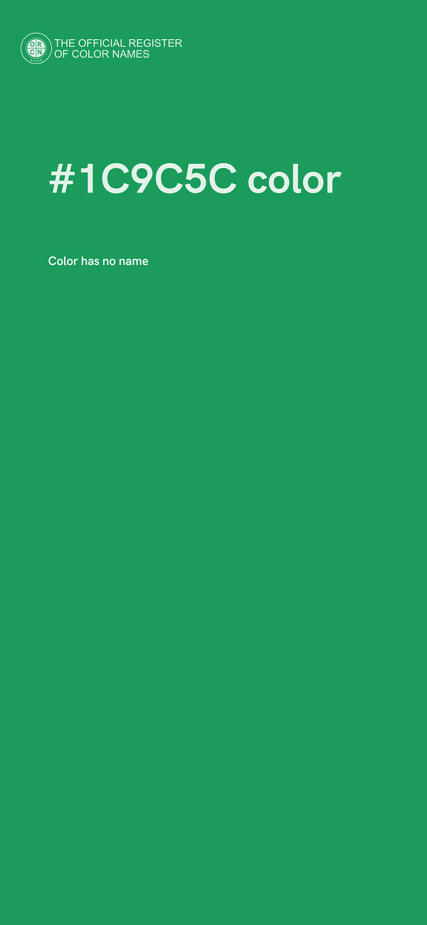 #1C9C5C color image