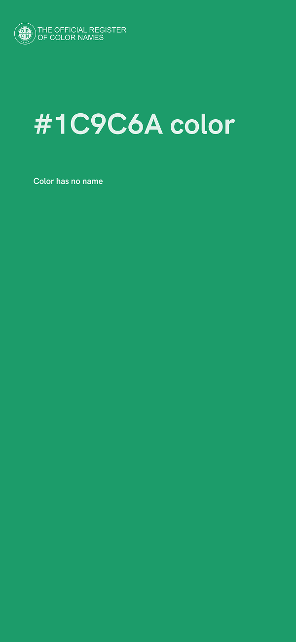 #1C9C6A color image
