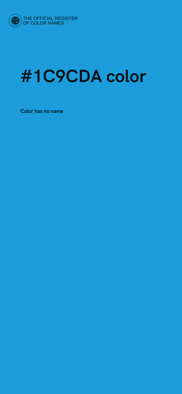 #1C9CDA color image