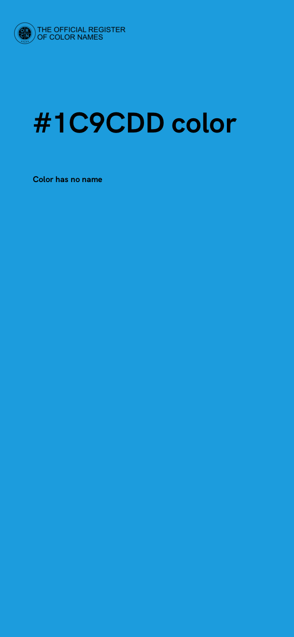 #1C9CDD color image
