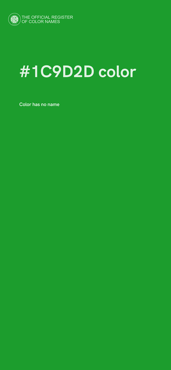 #1C9D2D color image