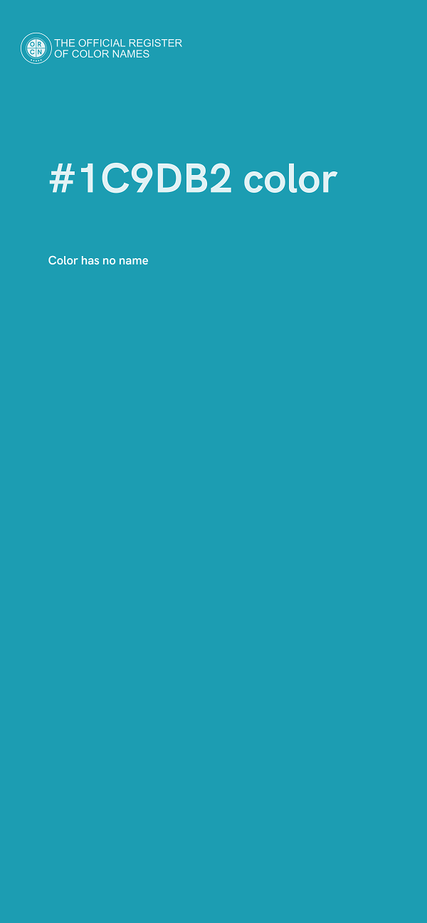#1C9DB2 color image