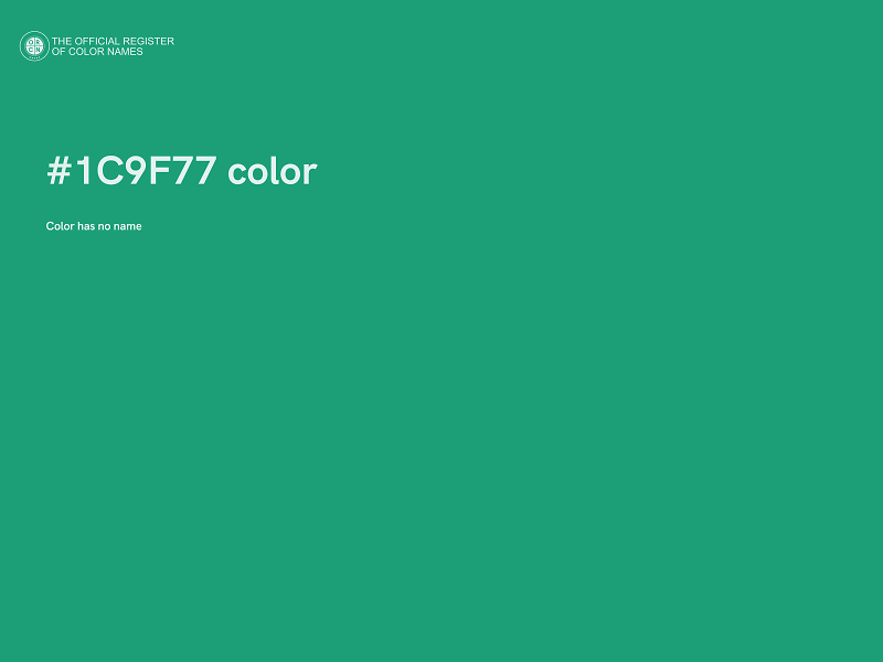 #1C9F77 color image