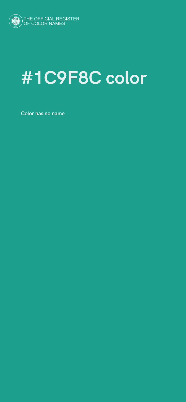 #1C9F8C color image