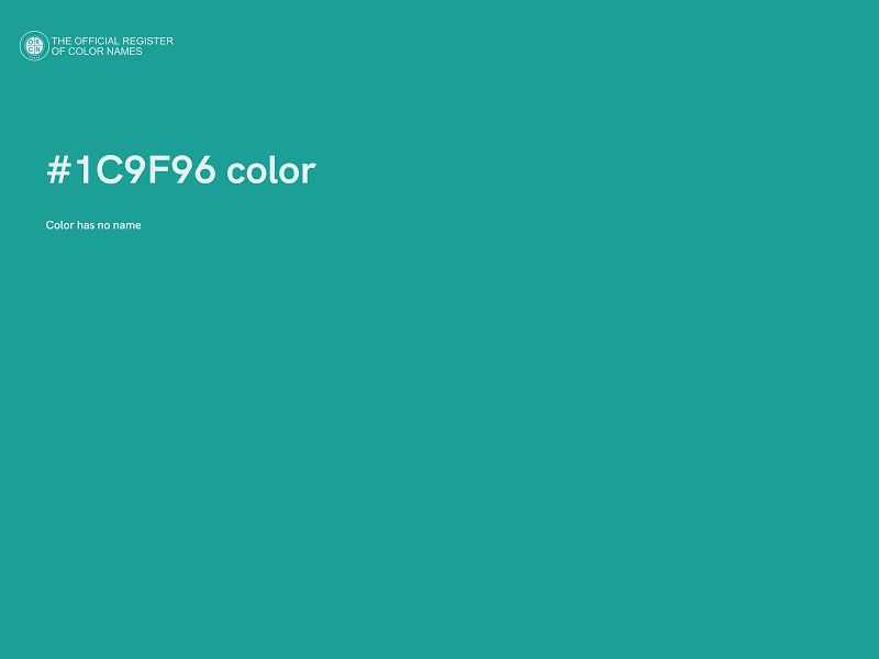 #1C9F96 color image