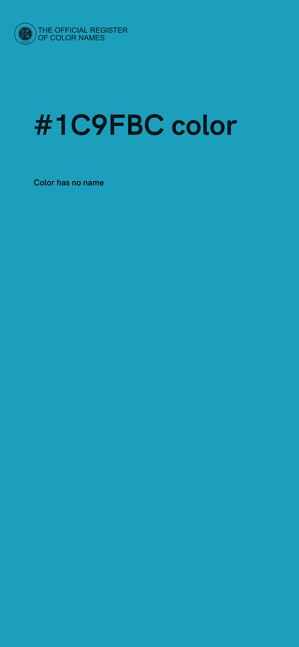 #1C9FBC color image