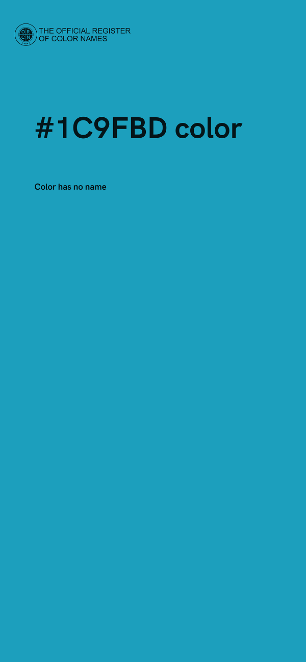 #1C9FBD color image