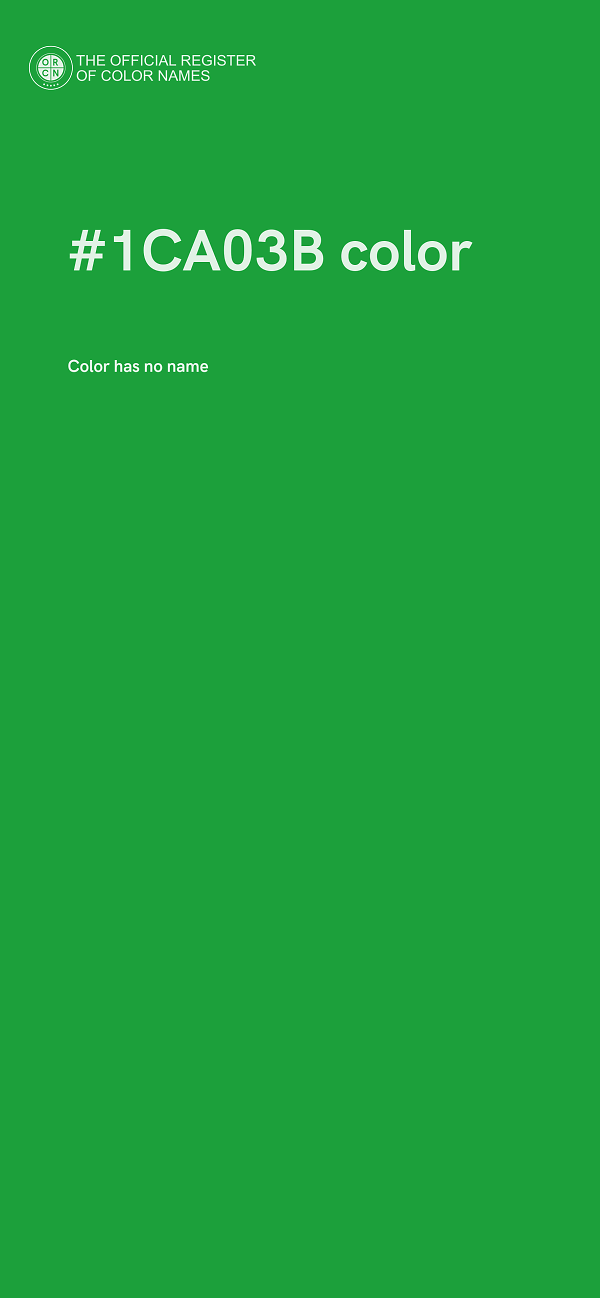 #1CA03B color image