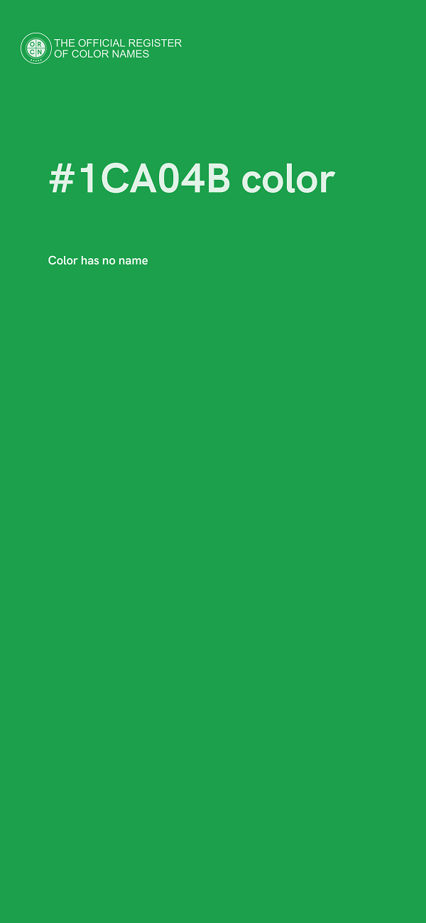 #1CA04B color image