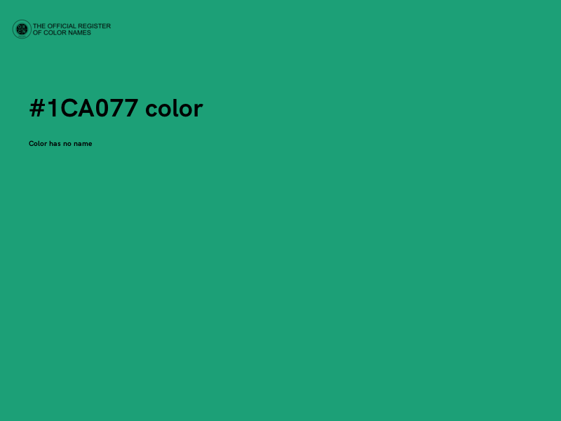 #1CA077 color image