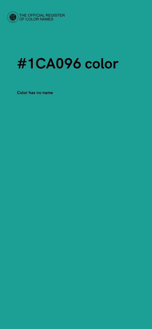 #1CA096 color image