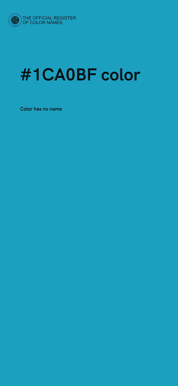 #1CA0BF color image
