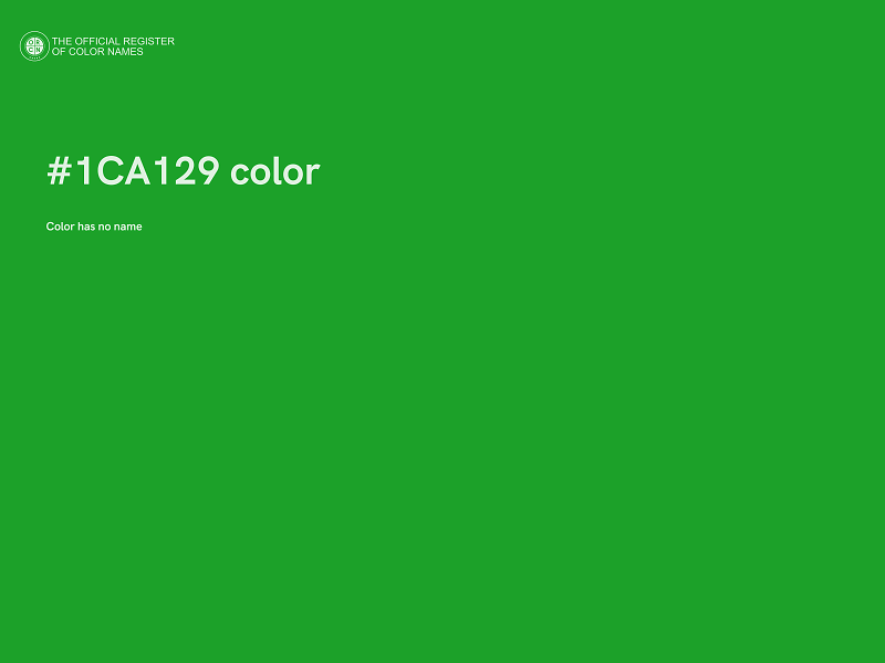 #1CA129 color image