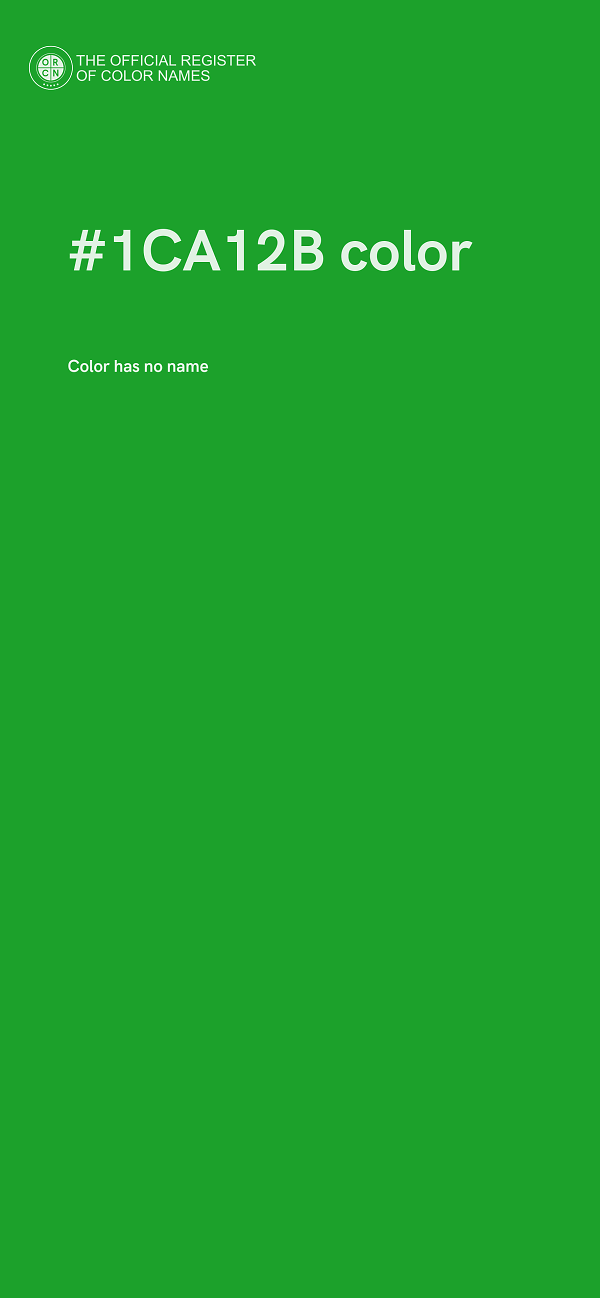 #1CA12B color image