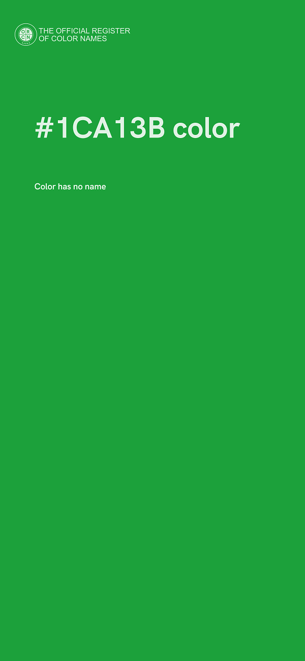 #1CA13B color image