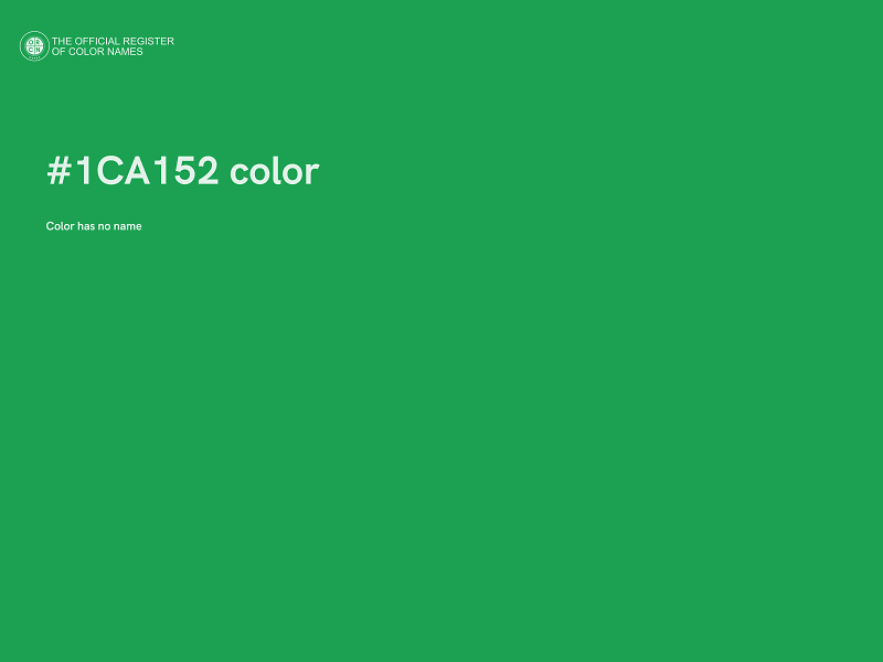 #1CA152 color image