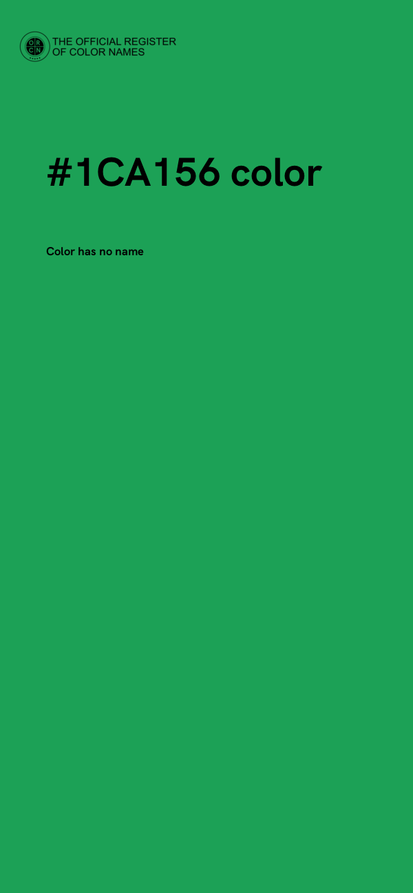 #1CA156 color image