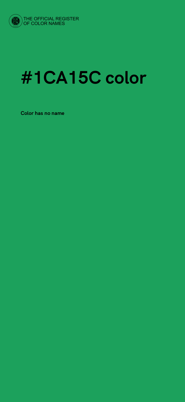 #1CA15C color image