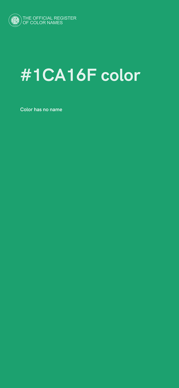 #1CA16F color image