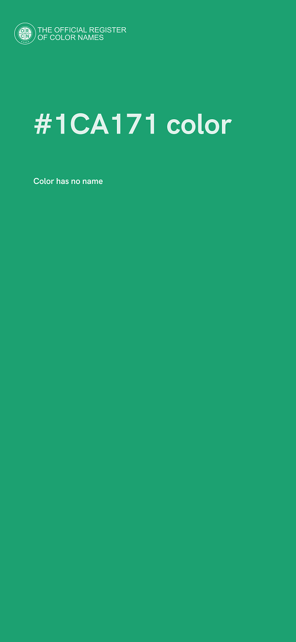 #1CA171 color image