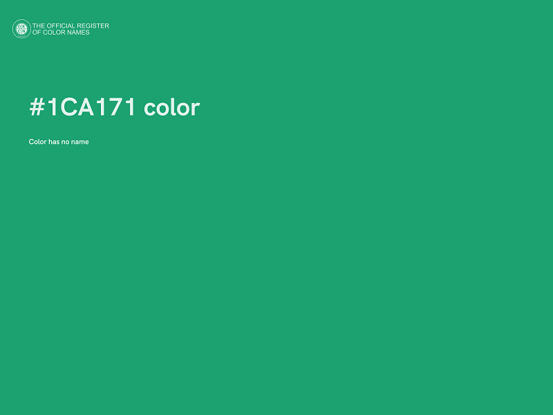 #1CA171 color image