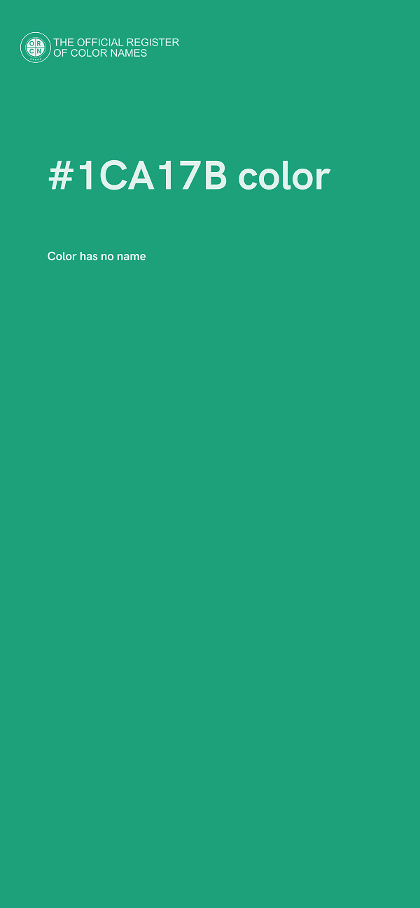#1CA17B color image