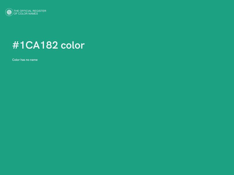 #1CA182 color image