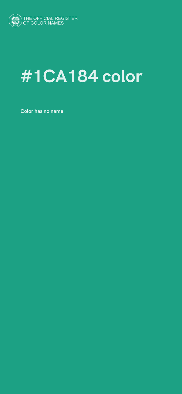 #1CA184 color image