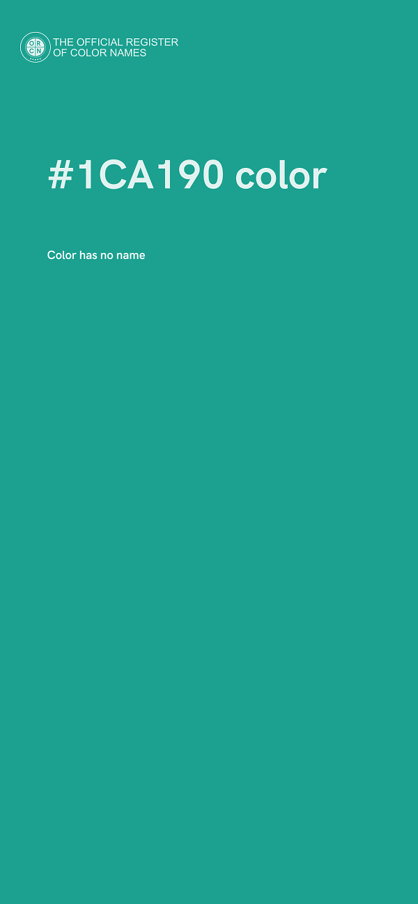 #1CA190 color image