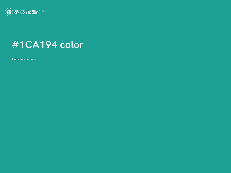 #1CA194 color image