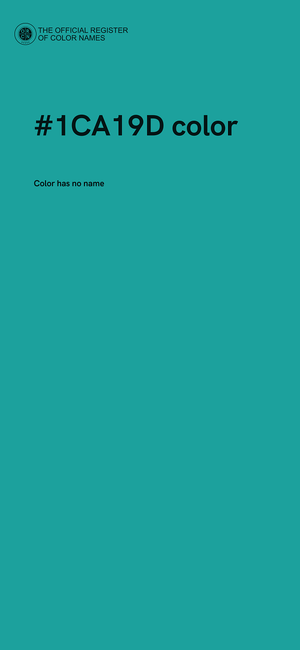 #1CA19D color image