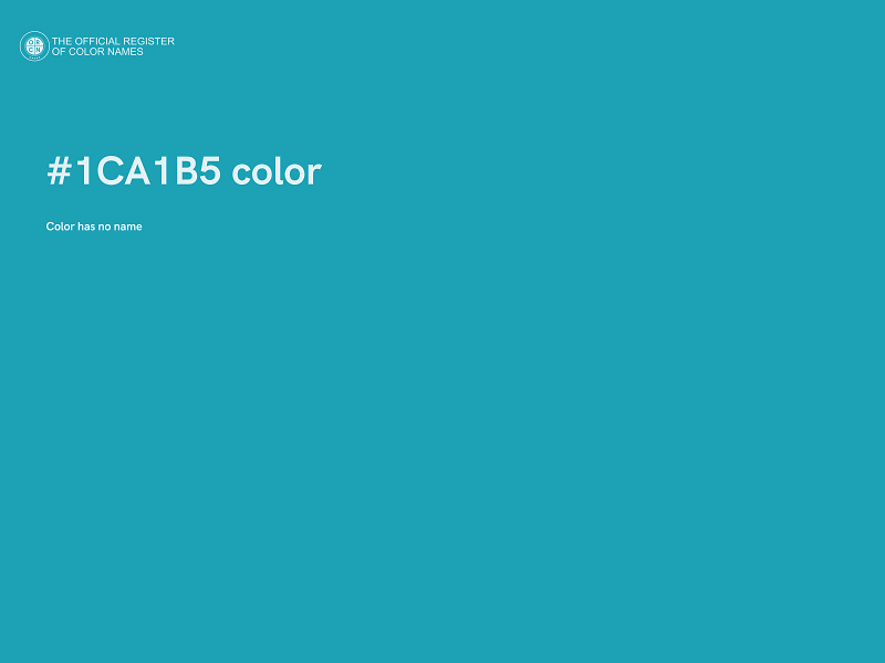 #1CA1B5 color image