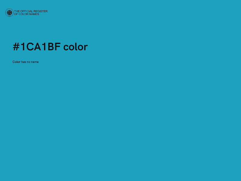 #1CA1BF color image