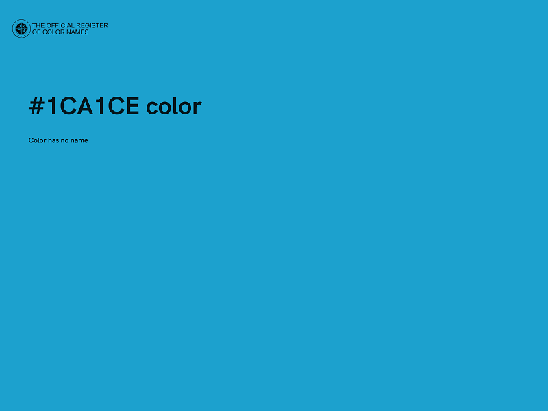 #1CA1CE color image