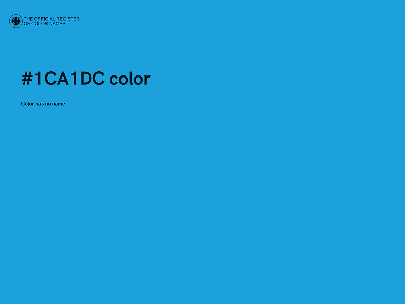 #1CA1DC color image