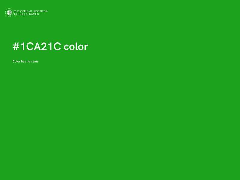 #1CA21C color image