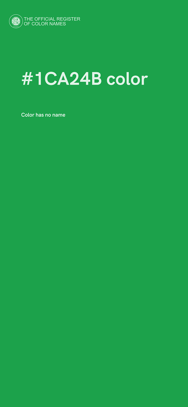#1CA24B color image