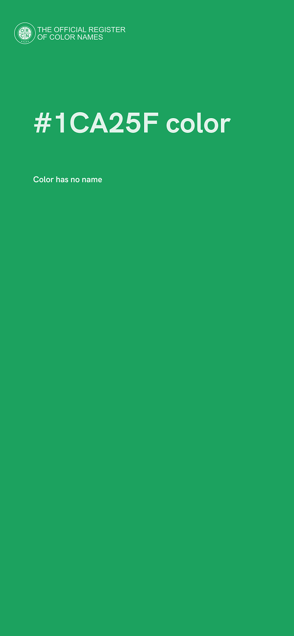 #1CA25F color image