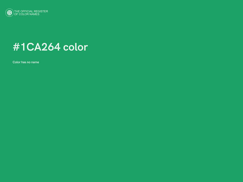 #1CA264 color image