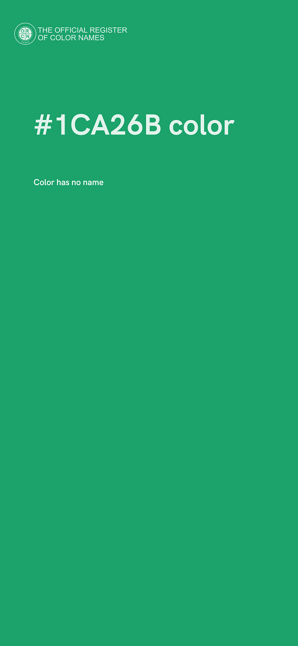 #1CA26B color image