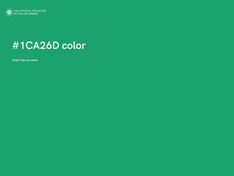 #1CA26D color image