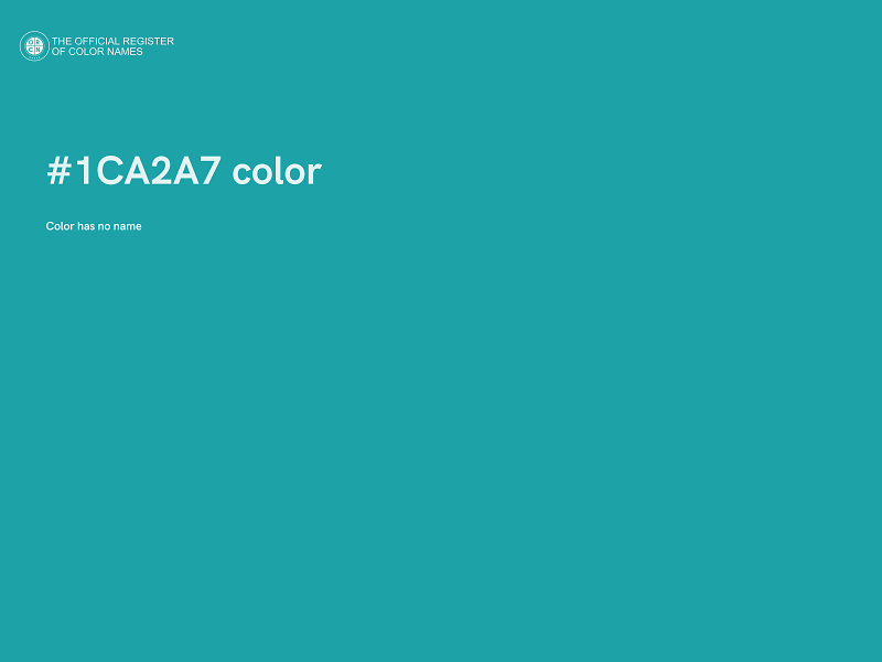 #1CA2A7 color image