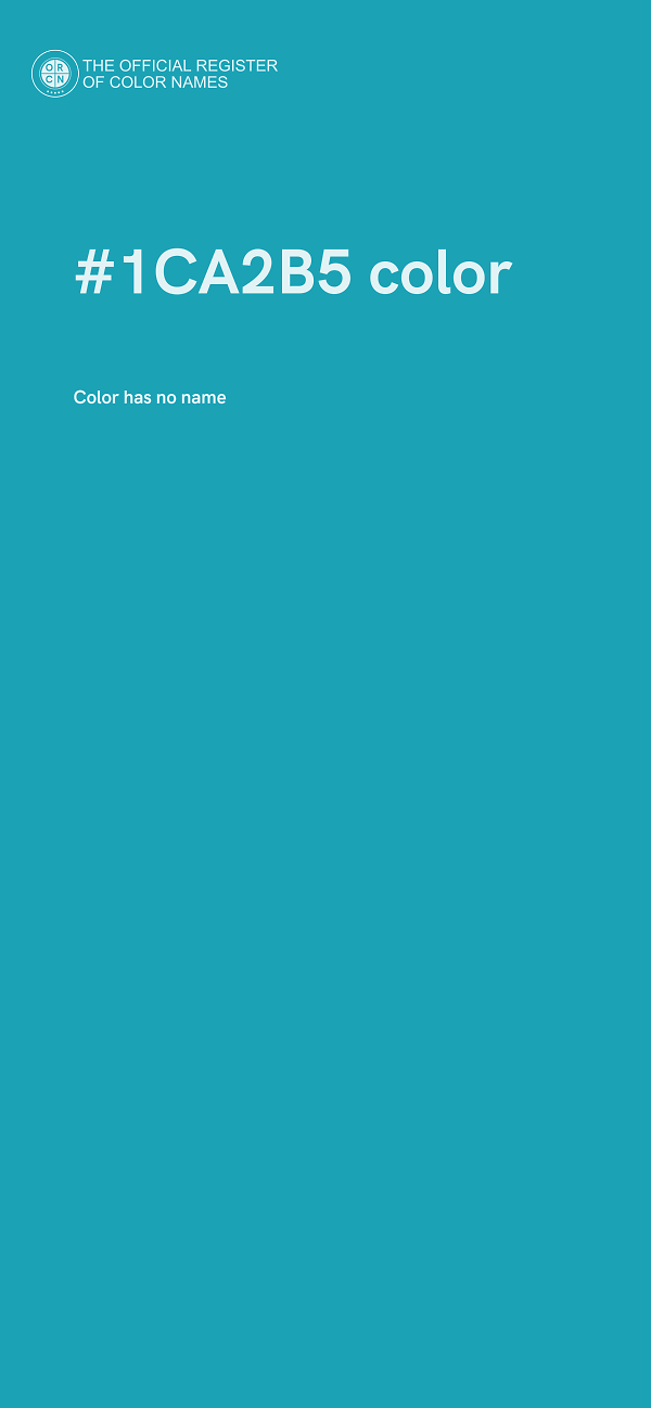 #1CA2B5 color image