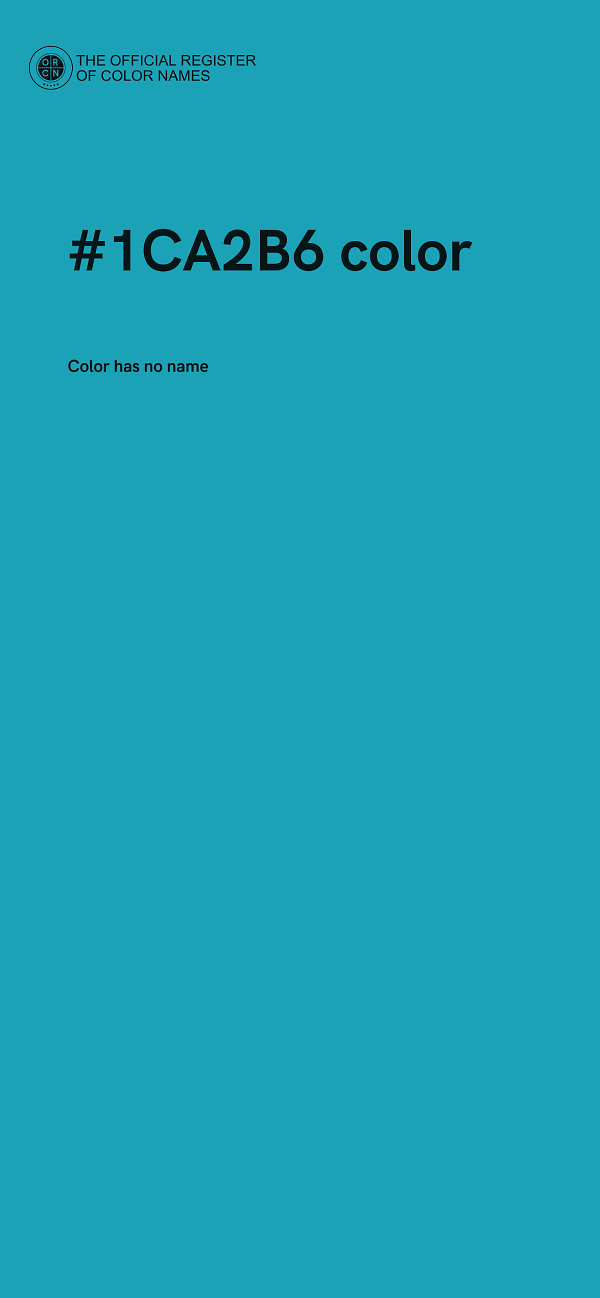 #1CA2B6 color image