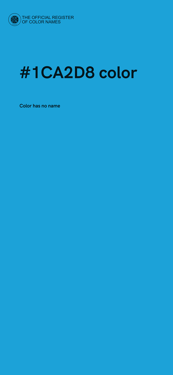 #1CA2D8 color image